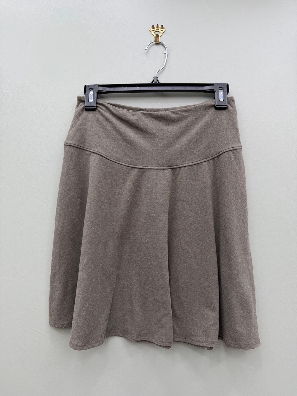 prAna Olive Green Skater Skirt XS Organic Cotton Stretch Scorp Core Boho